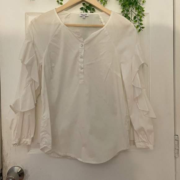 Splendid Henley Ruffle Sleeve Top - Picture 3 of 6